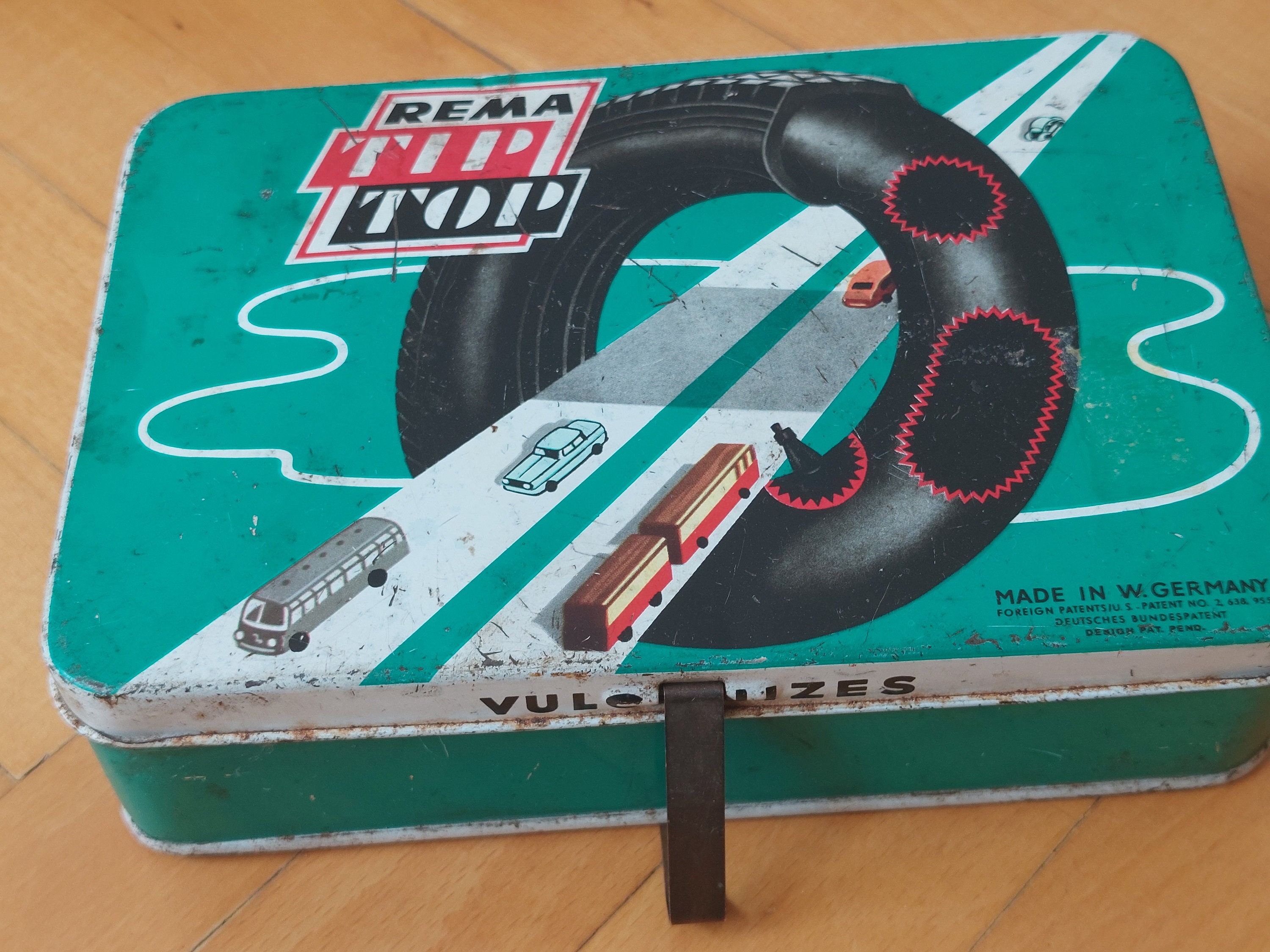 Kiks morgue fritid Vintage Tin Box rema Tip Top-vulkanizer Tire Repair - Etsy