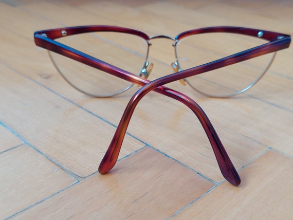 Vintage Hand Made Italian Eyeglasses Frames-Vogar… - image 7