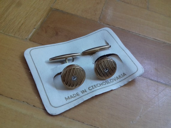 Vintage NOS cufflinks/ Old fashion accessories/ C… - image 2