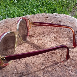 Beautiful Vintage Ladies Valentino Prescription Glasses model V 158 321. Made in Italy 80's-Butterfly shape-Rare image 5