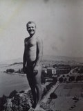 Vintage photo of Handsome Man  from 50s product logo