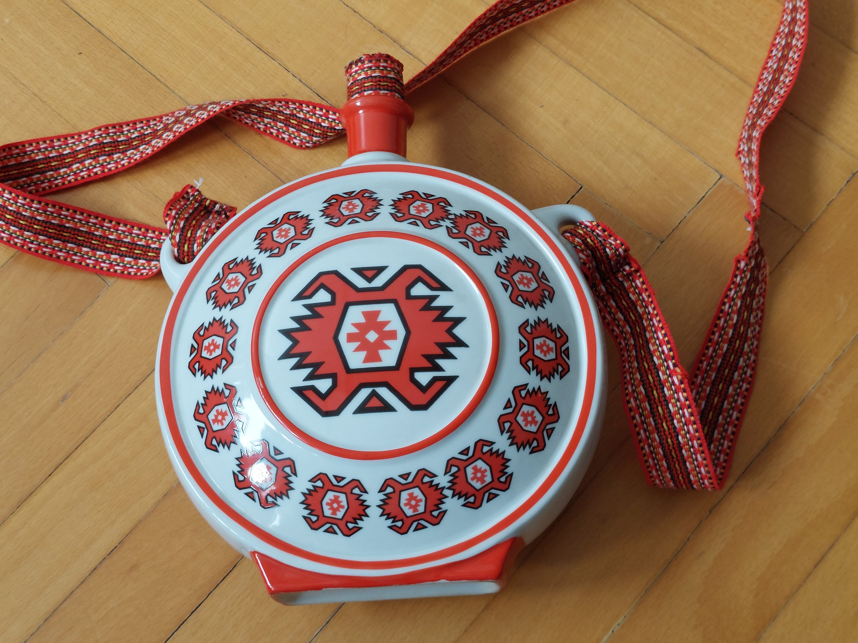 2024年レディースファッション福袋 Vintage Flask/round Bottle/old Decorative Porcelain/ceramic- 工芸ガラス