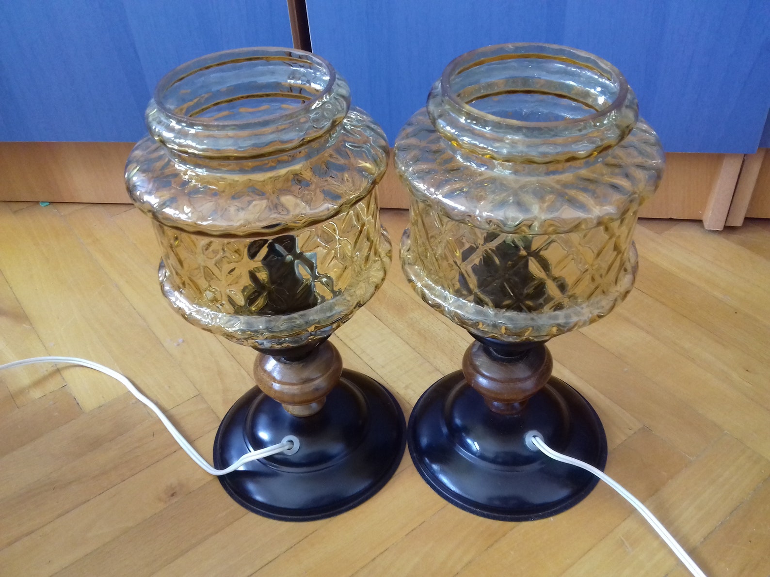 Pair of Vintage Table Lamps /vintage Desk Lamps From 70's | Etsy
