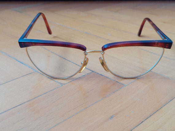 Vintage Hand Made Italian Eyeglasses Frames-Vogar… - image 6