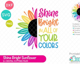 Download Rainbow Quote Svg Etsy