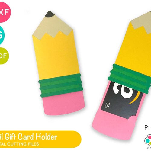 Cap & Gown Graduation Gift Card Holder SVG File for Cricut Etsy