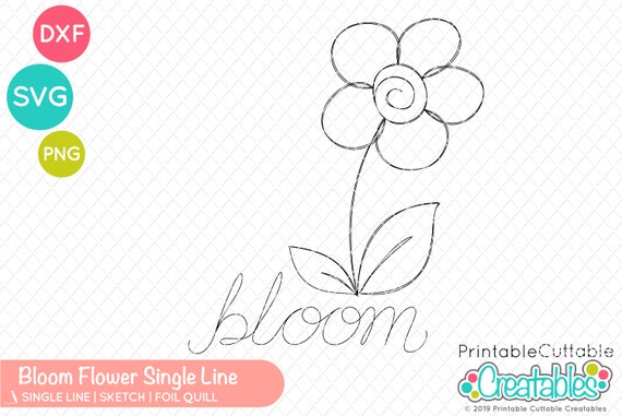 Free Free 248 Single Line Flower Svg SVG PNG EPS DXF File