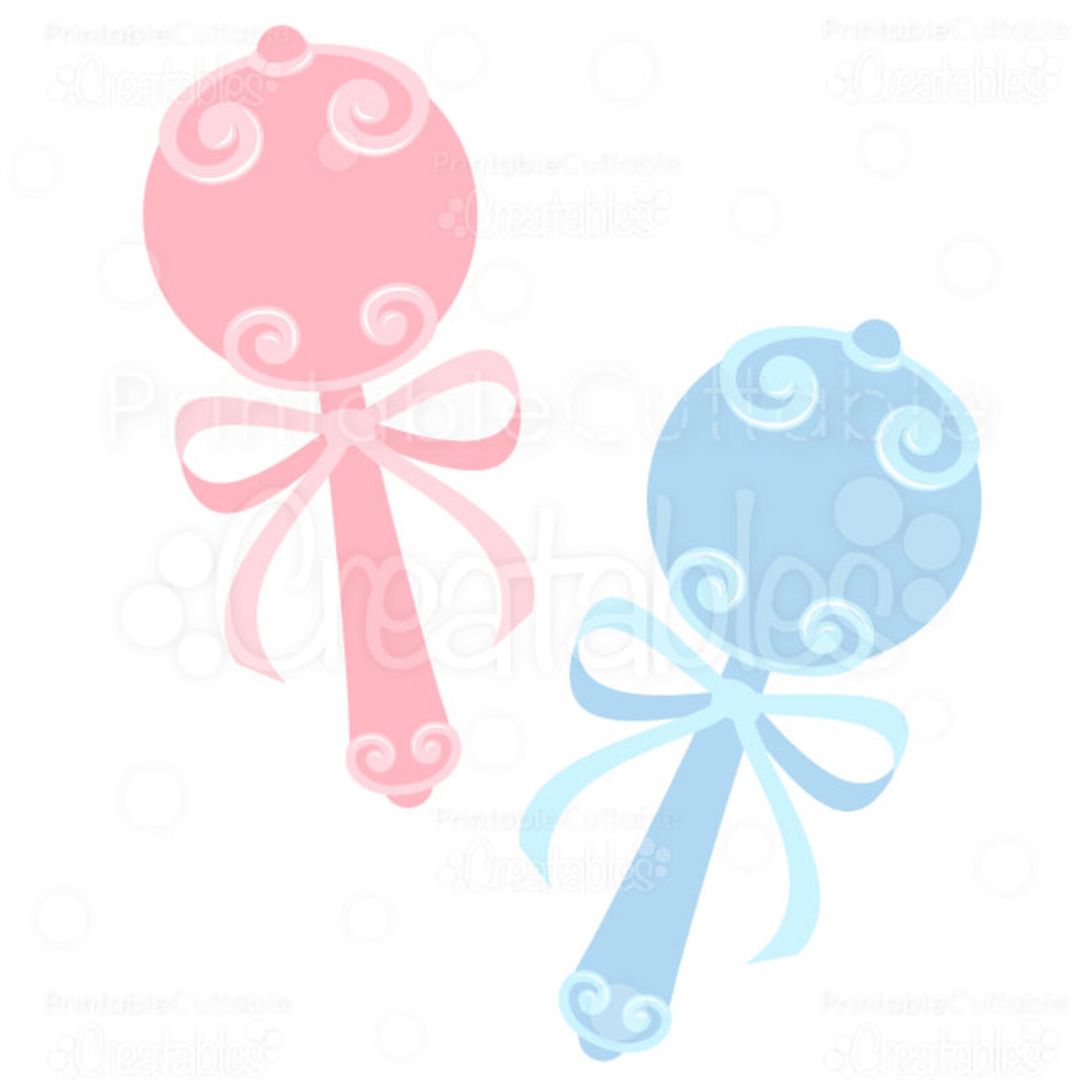 Download Sweet Baby Girl SVG Cut Files & Clipart Bundle ES001 Baby ...