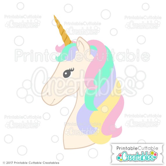 Download Unicorn Head Svg Dxf Cut File Clipart E350 Includes Etsy Yellowimages Mockups