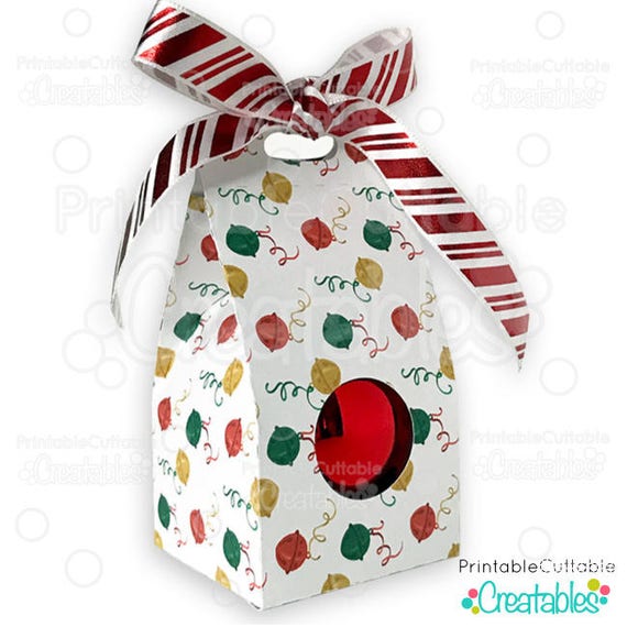 Download Round Ornament Gift Box SVG File D010 Printable PDF File ...