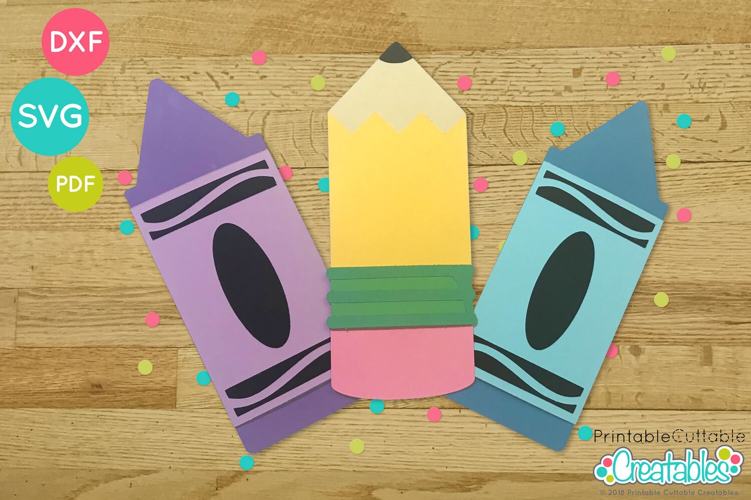 Pencil Gift Card Holder SVG File D014 Gift Card Holder Svg Etsy