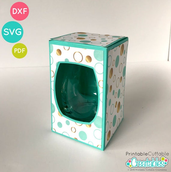 Buy 15 Oz - 16 Oz. Medium Stemless Wine Glass Box SVG File D037 - Svg Dxf &  Pdf - Includes Limited Commercial Use! Online in India - Etsy