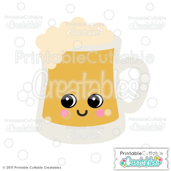 Download Free Cute Beer Mug Svg File And Clipart E364 Svg Dxf Png For Etsy SVG Cut Files