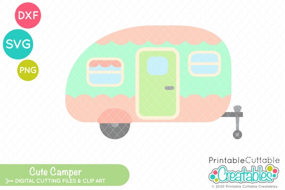 Download Cute Camper Svg File Clipart E548 Camping Svg Vintage Etsy