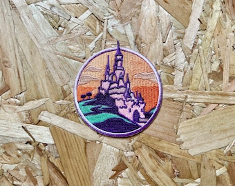 Geborduurde patch Doornroosjekasteel • geborduurde patch - disneypatch - disneyland parijs patch