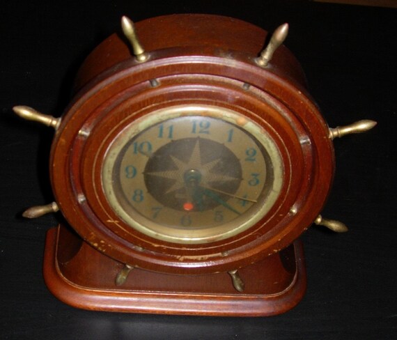 Desk Clock Seth Thomas Electric Desk Mantel Clock Vintage Etsy