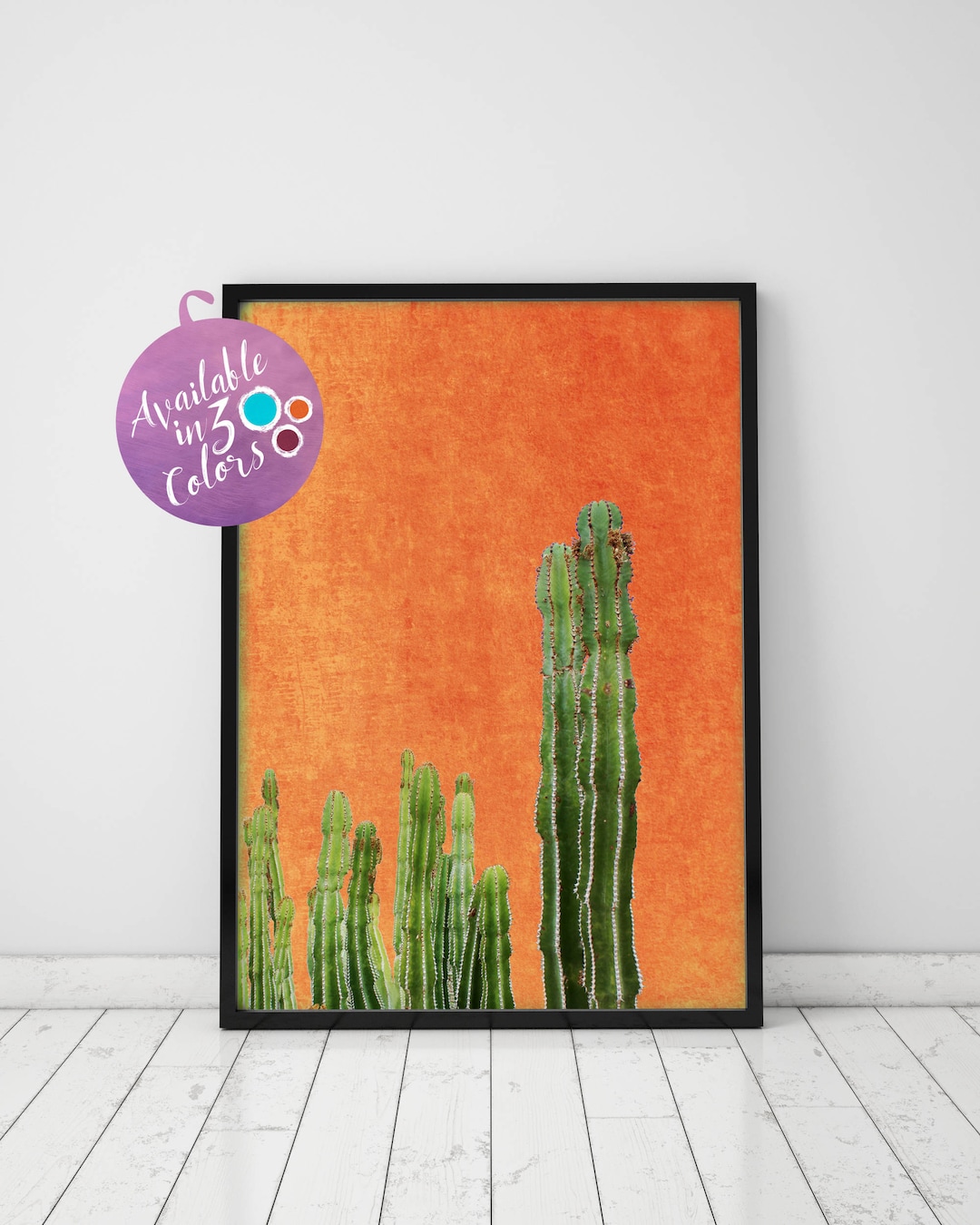 Cactus Print Botanical Print Cactus Wall Art Cactus Wall Decor Etsy