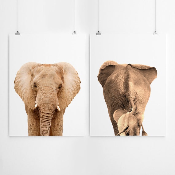 elephant nursery prints