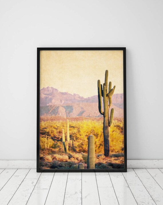Cactus Print Desert Print Cactus Poster Desert Art Desert | Etsy