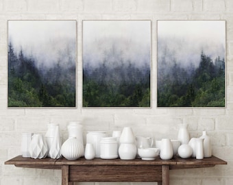 Forest Print Wall Art Set Nature Photography Prints Giclee Art Print Wall Art Prints Wall Art Large Giclee Large Prints Nature Prints Print