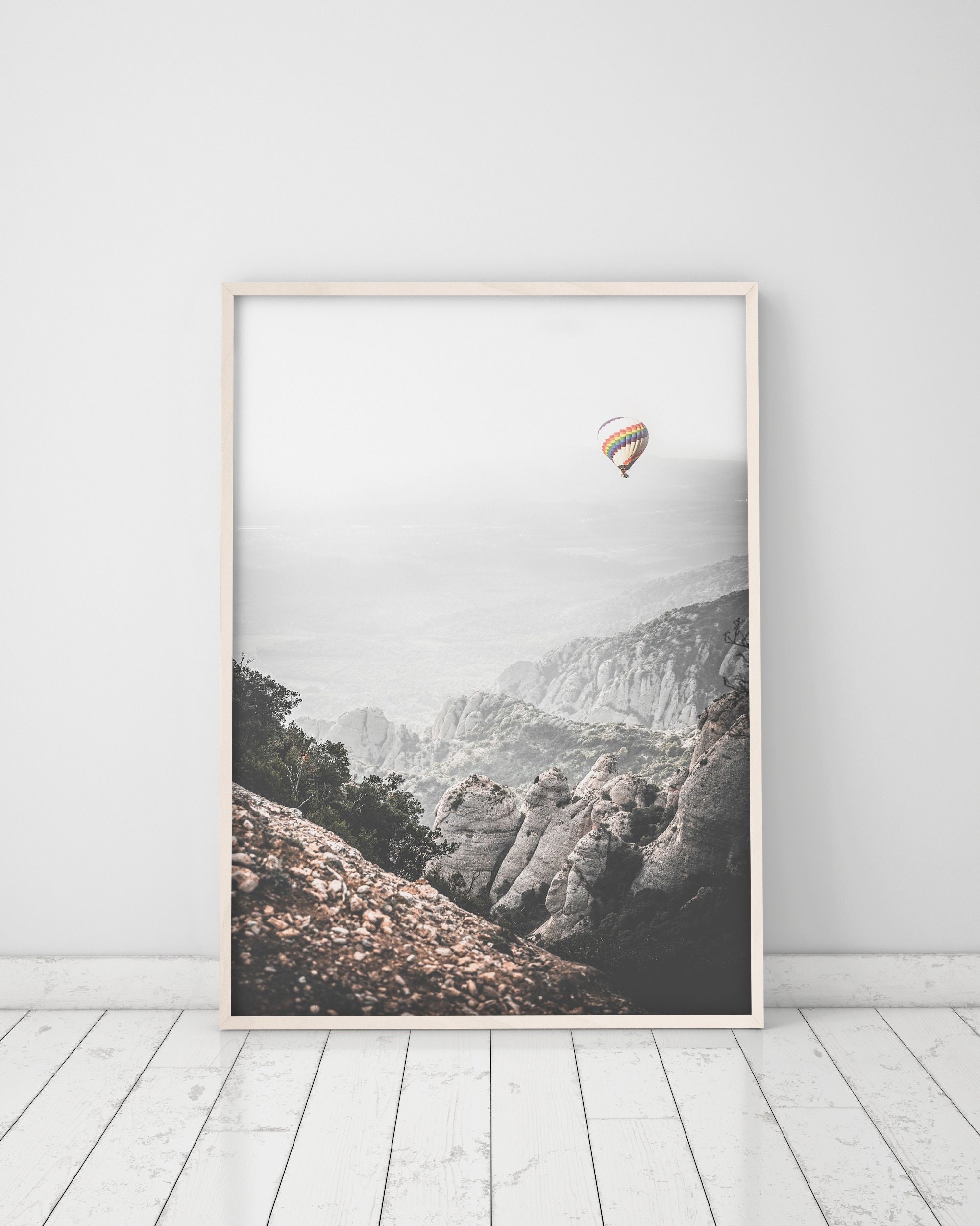 Wall Art Hot Air Balloon Print Hot Air Balloon Art Hot Air Etsy