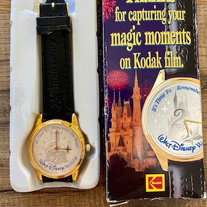 Vintage Walt Disney Watch/Kodak 25th Disney Anniversary Watch/Collectible Disney Memorabilia