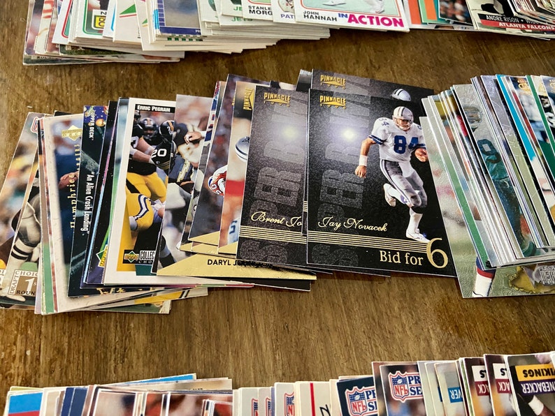 Football Collectible Cards 1970s90s/pro Set/ Fleer/sports Etsy