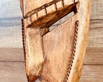 African Mask Statue/Hand Carved Wooden Tribal Mask/Home Decor/African Decor/Wooden African Mask