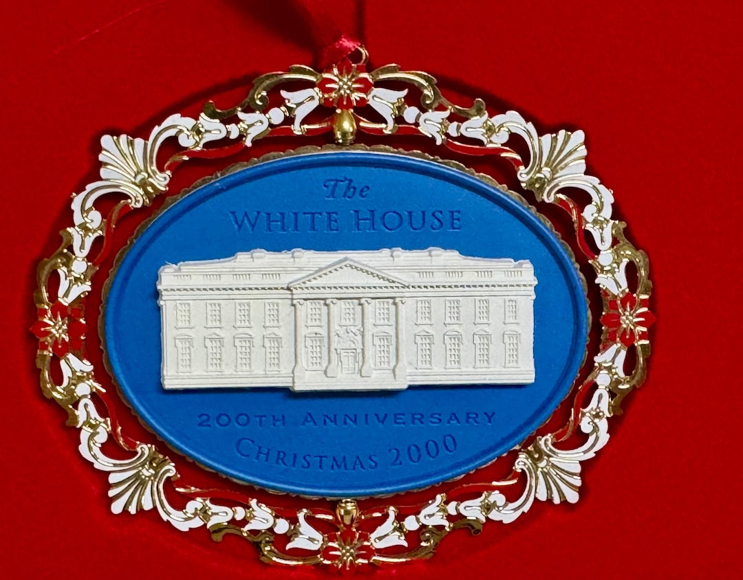 ホワイトハウス200周年記念 White House Ornament, 200th Anniversary Christmas 2000, Historical