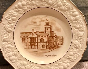 Collectible Plate by Crown Ducal/Vintage Plate/1970’s Kitchen