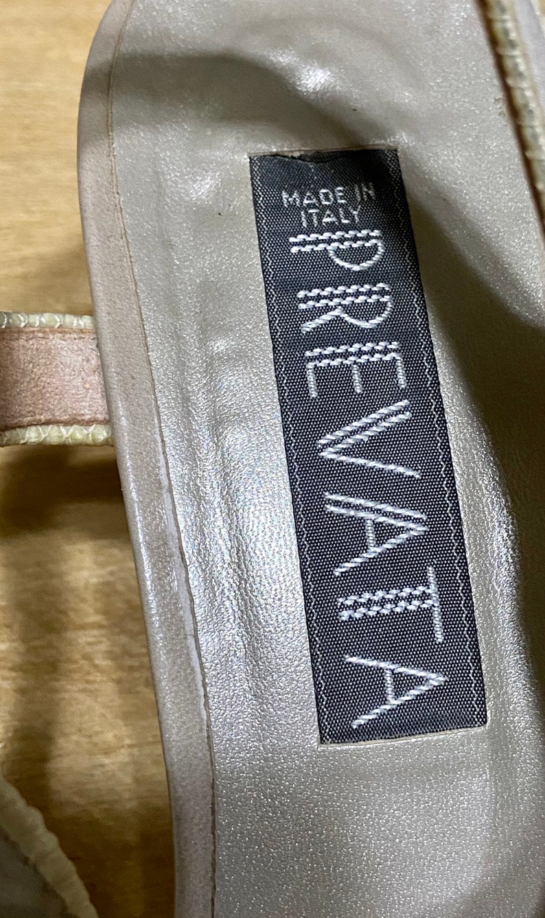 Vintage Prevata Kitten HeelWomen\u2019s accessoriesTaupeMade in ItalyWomen\u2019s ShoeSize 7 12 Women\u2019s Fashion