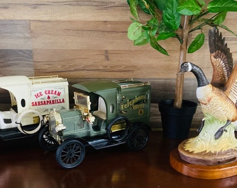 Vintage Whiskey Liqueur Decanters/Canadian Goose/ Vintage Model T/Lionstone/ASI Coffee