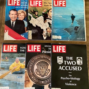 Vintage Life Magazines 1968/Robert F Kennedy/Richard Nixon/Collectible Magazines