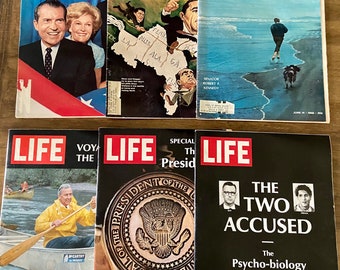 Vintage Life Magazines 1968/Robert F Kennedy/Richard Nixon/Collectible Magazines