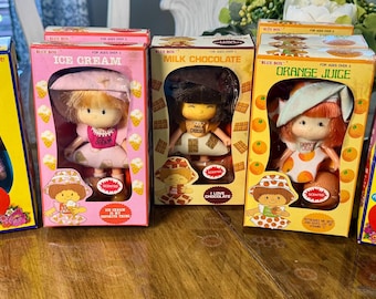 1980's Blue Box Ice Cream Dolls – Fun World Collection NIB