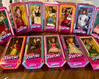Poupée Barbie Dolls Of The World Scotland 1980 - Mattel Taiwan - First Edition - NRFB