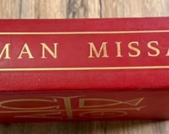 Vintage Roman Missal/Catholic Memorabilia/1964 Roman Catholic Missal/Religious Books