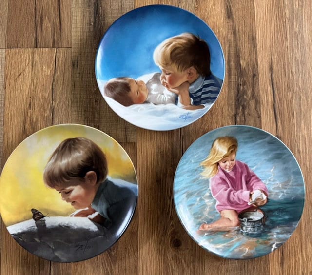 Donald Zolan Collectible Plates/special Moments Collection/nursery