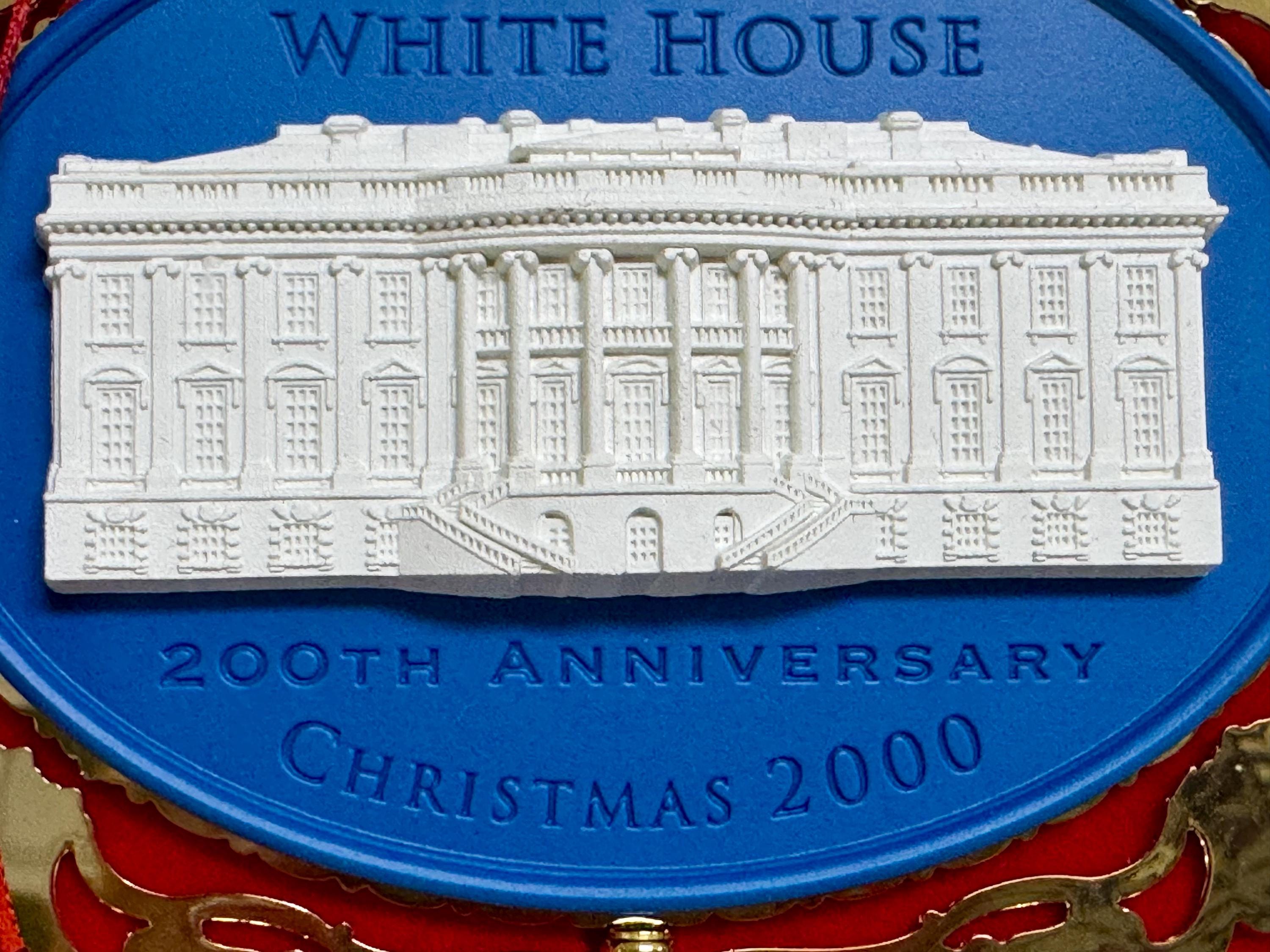 White House Ornament, 200th Anniversary Christmas 2000, Historical