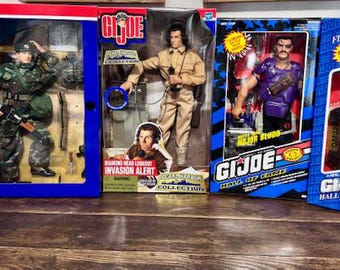 Vintage GI Joe Action Figures: Medal of Honor, Hall of Fame, Pearl Harbor