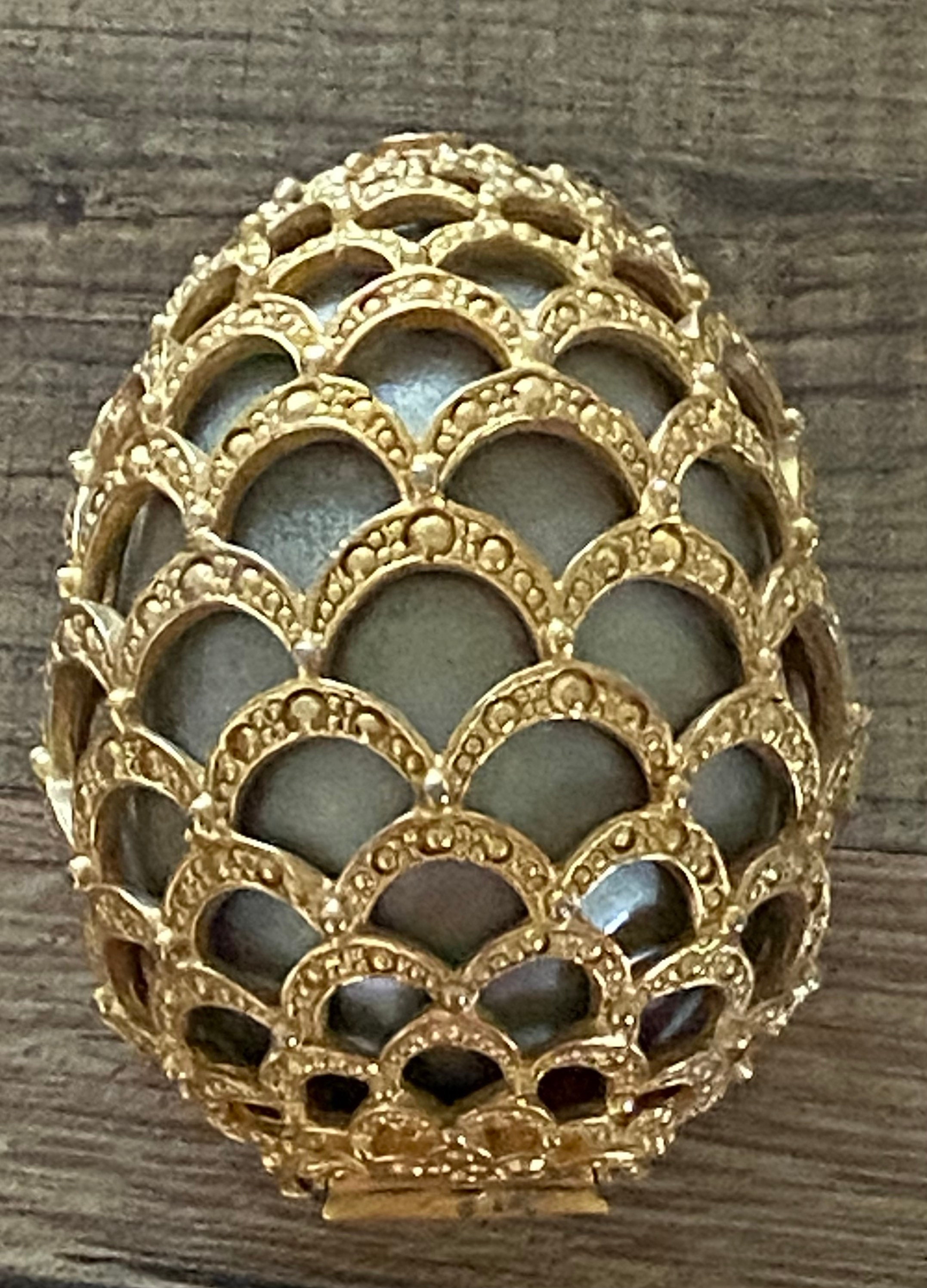 Easter filigree eggs silicone mold