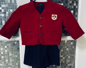 Vintage Boy’s Jack Tar Togs Jacket/Toddler Harry Potter Costume