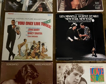 Original Soundtracks/Vinyl Albums/You Only Live Twice/Gone with the Wind/Love Story/2001 Space Odyssey