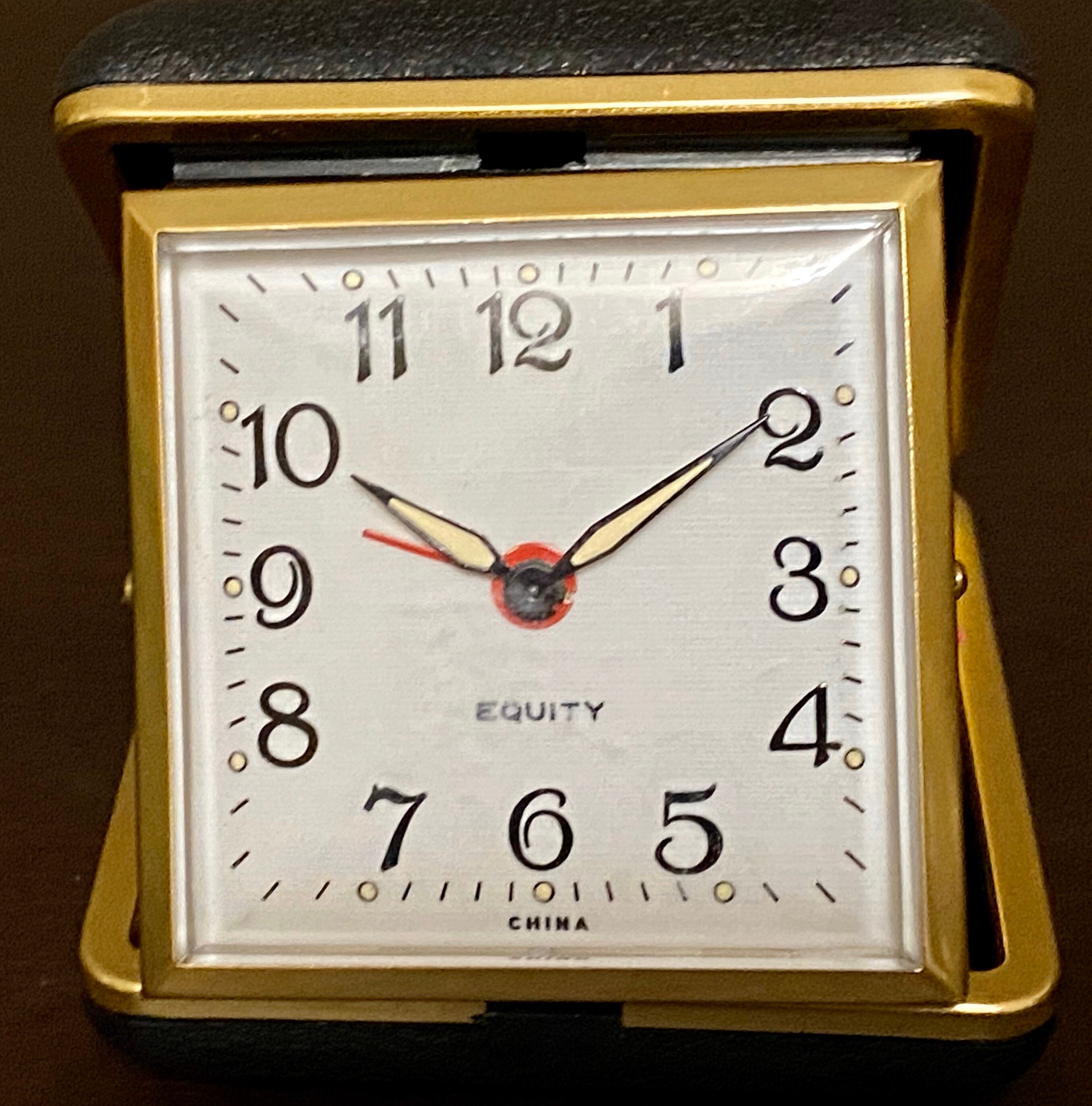 m*i様 レトロ美品！CITIZEN Travelling Alarm Cloc Vintage Citizen Quartz Alarm Table Clock Analog Battery Made