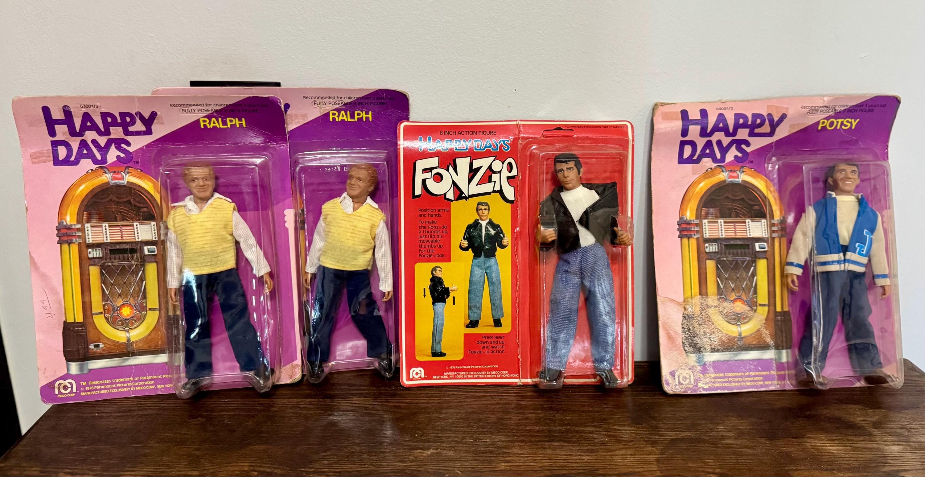 Happy Days Figures/vintage Fonzie/1970's TV Show Memorabilia - Etsy