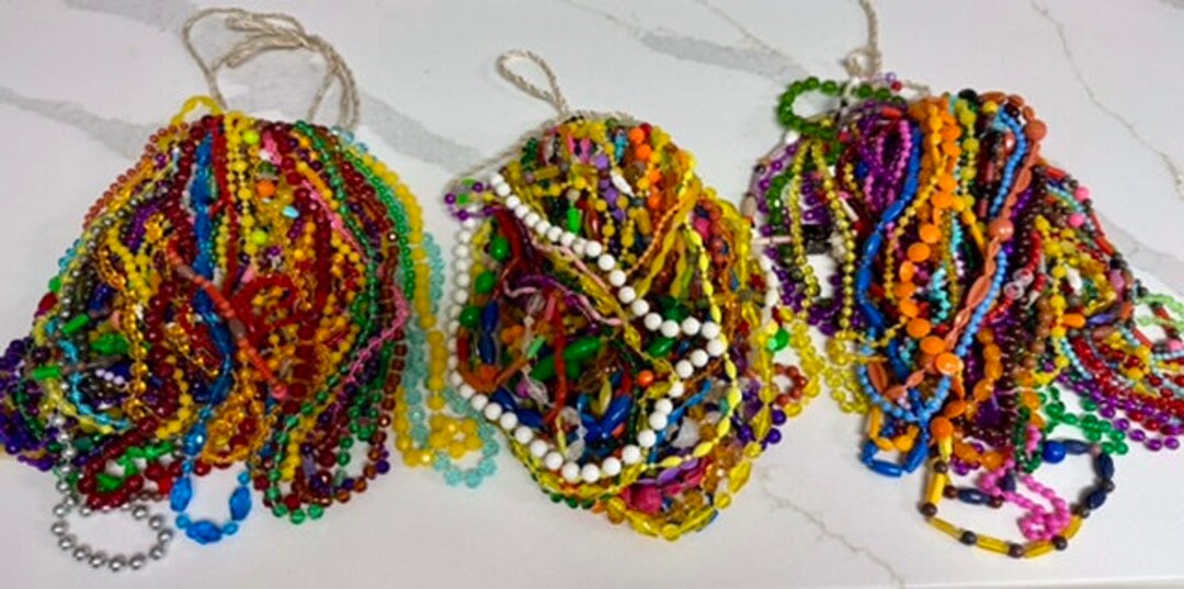 Vintage Mardi Gras Beads/bulk Beads/carnival Throws/mardi Grad Float