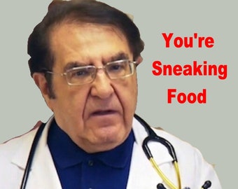 Sneaking Food Nowism Kitchen Refrigerator Magnet