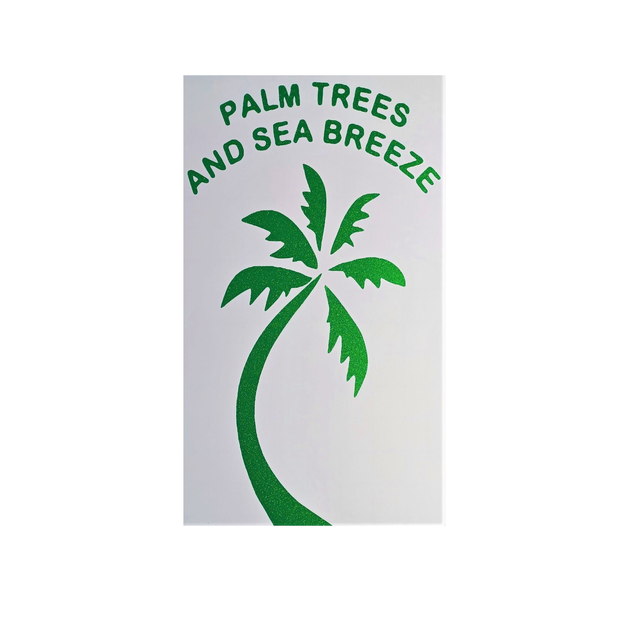 Palm Trees Sea Breeze CarWindowDoor Sticker Decal — Grandma B's Handmade