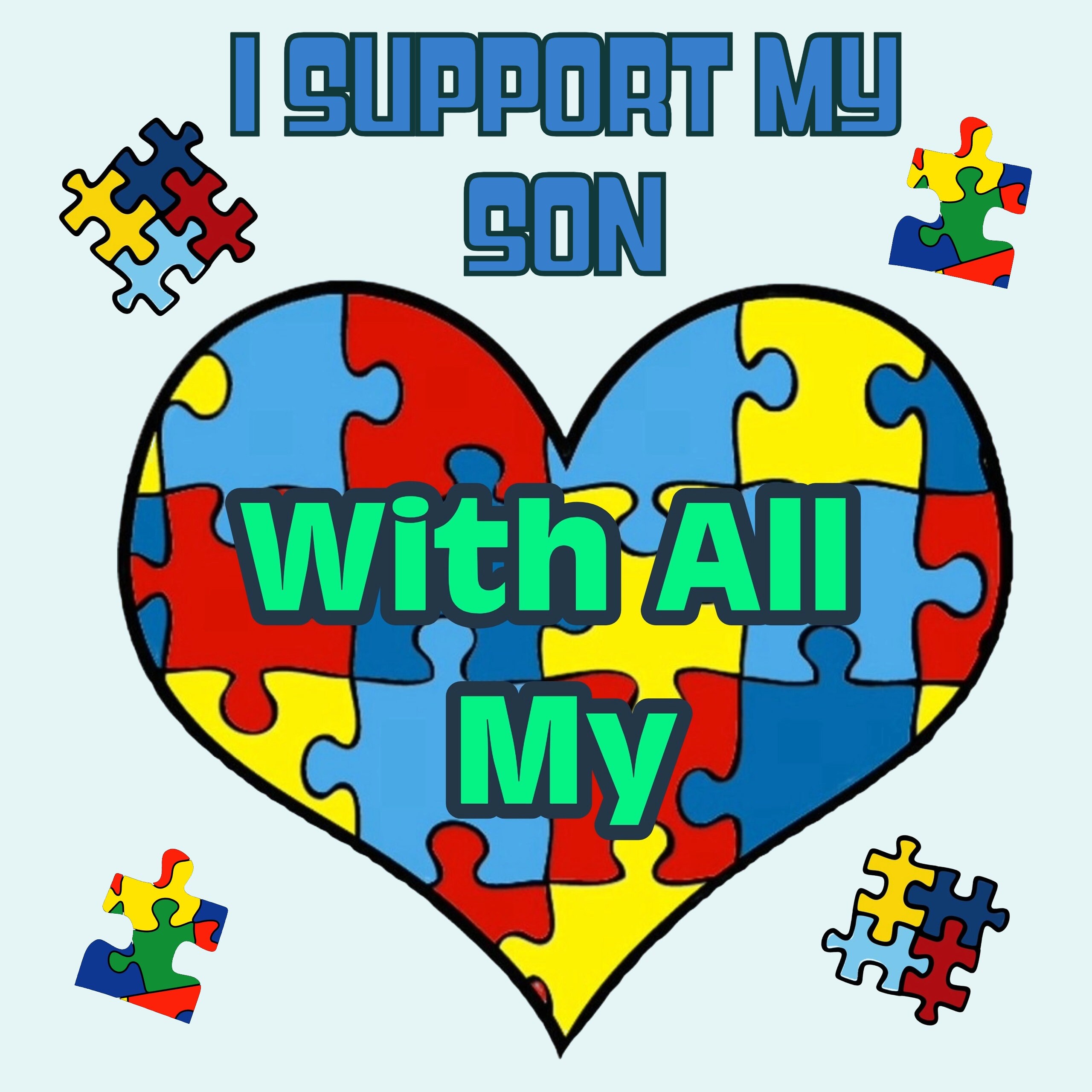Autism Support Window or Door Decal Sticker - Etsy