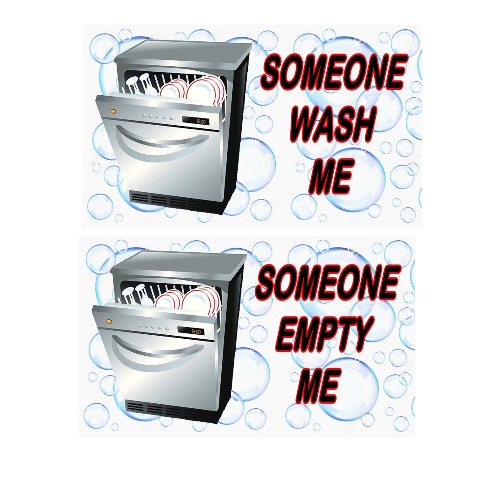 Empty Dishwasher - Etsy, image size:2000x2000